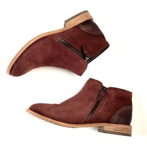 CLARKS Maypearl Juno Ankle Suede Boots size  8